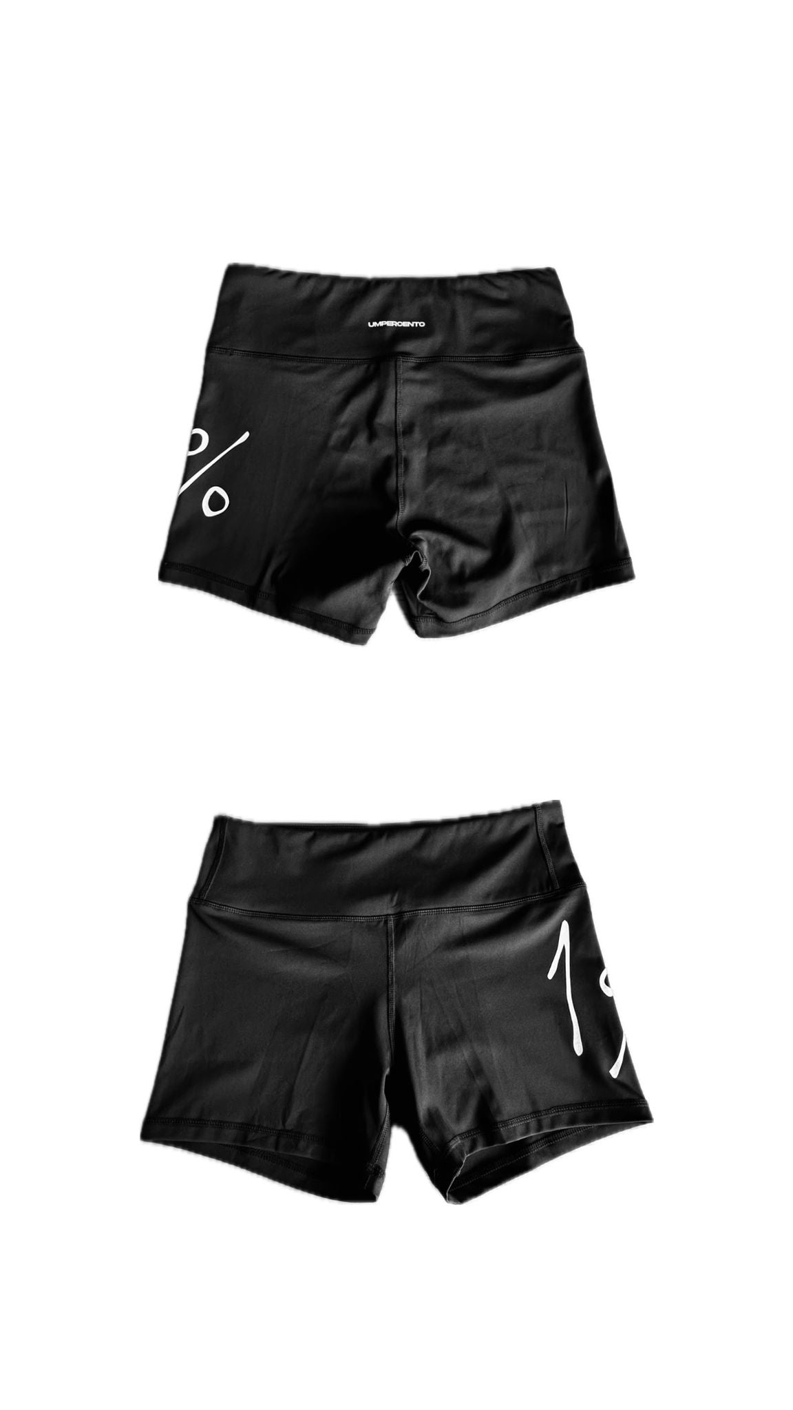 Women’s Training Shorts — front and back flatlay, product detail
